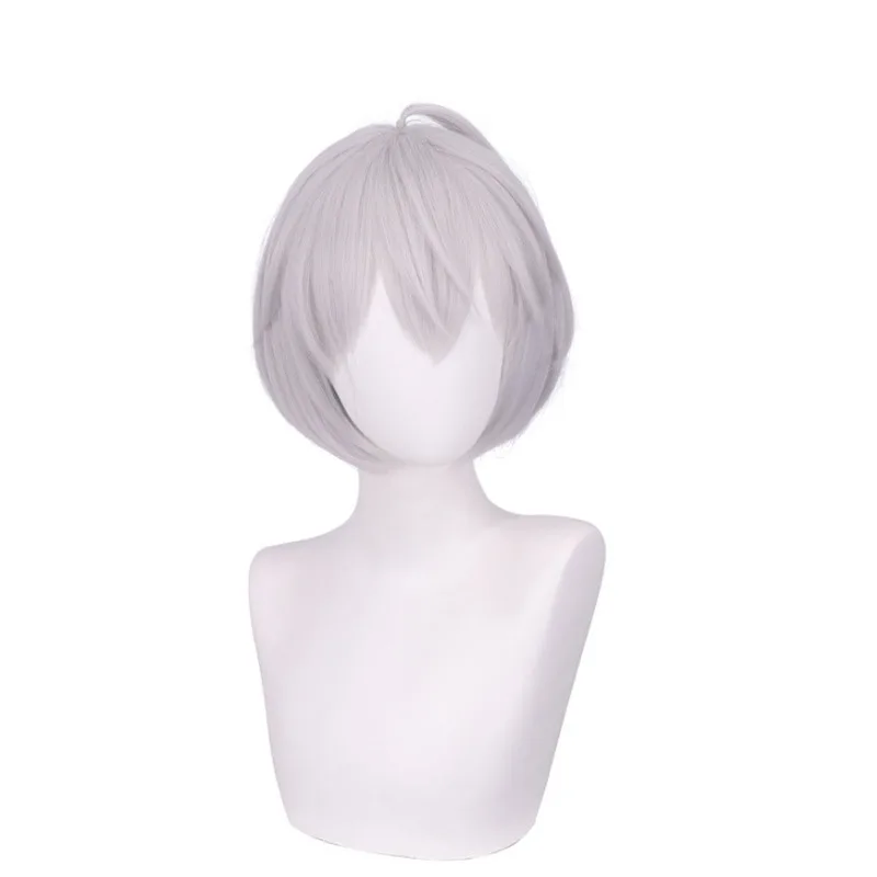 Parrucca Tokyo Revengers Rebirth Path Kizuna Akatsuki Parrucca Bob grigio argento Parrucca cosplay anime