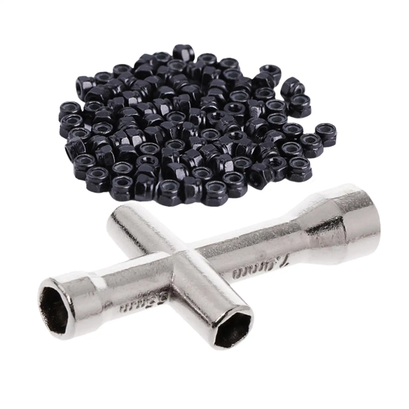100x M2 Nuts Repair Tool Durable for Axial SCX24 Axi90081 Axi00001 Axi00002