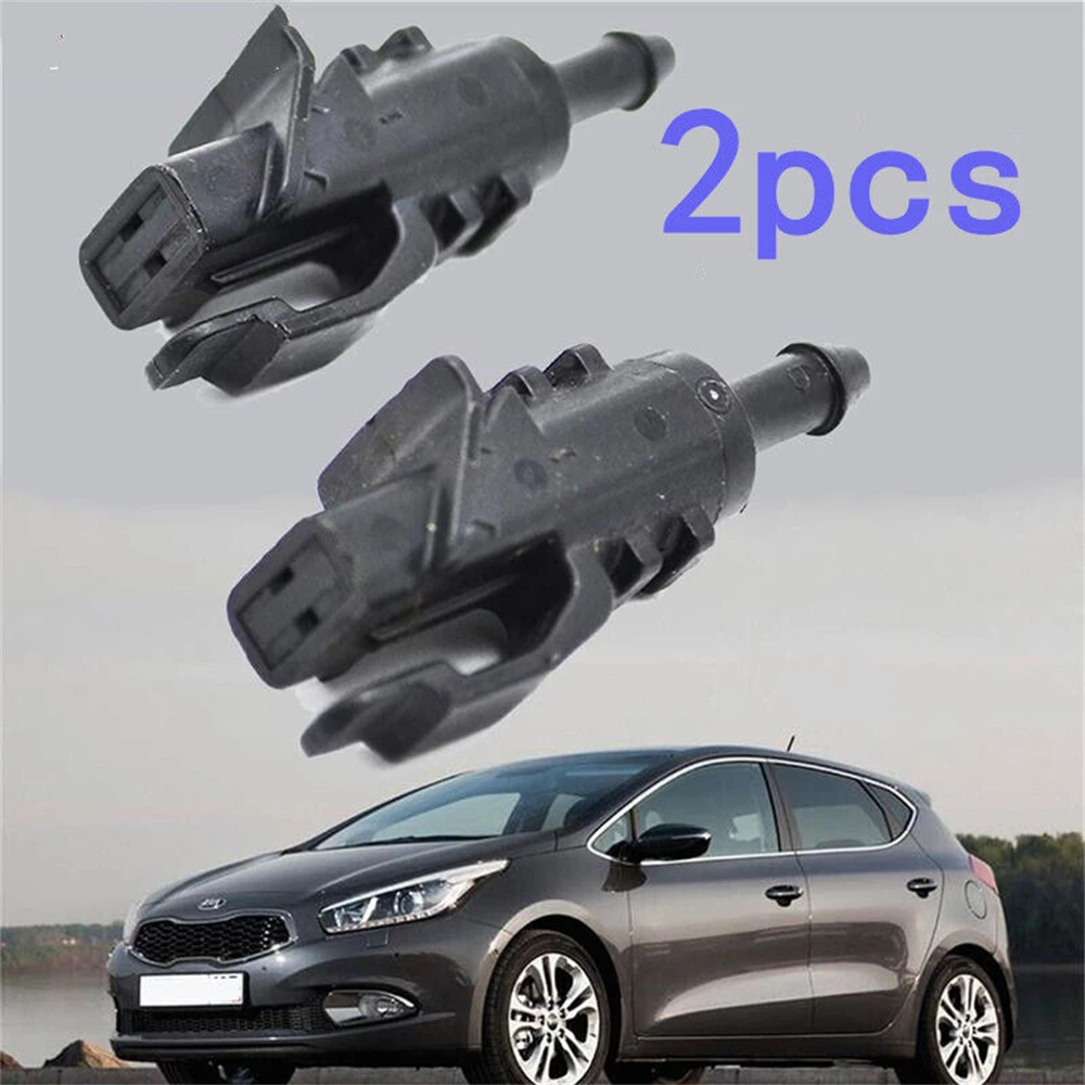 2Pcs Front Windshield Wiper Washer Jet Nozzle 98630-2L100 For Kia Sid Ceed Cee'd ED Sport Wagon SW 2006 - 2012