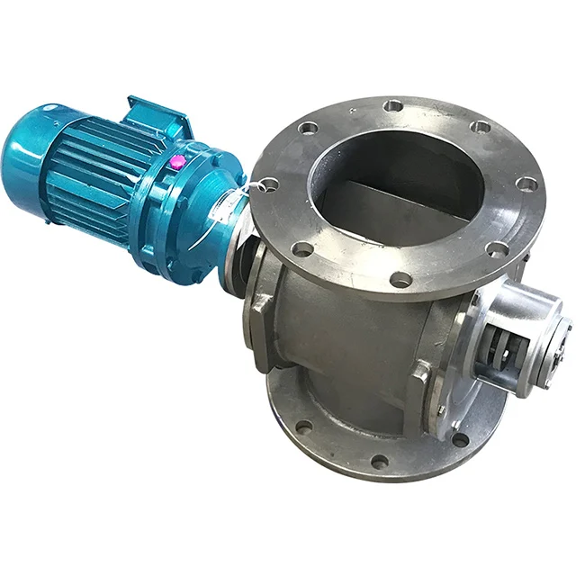 

Connect the Bin Feeder to Cast Iron Direct Drive Rotary Valve Airlock Valves
