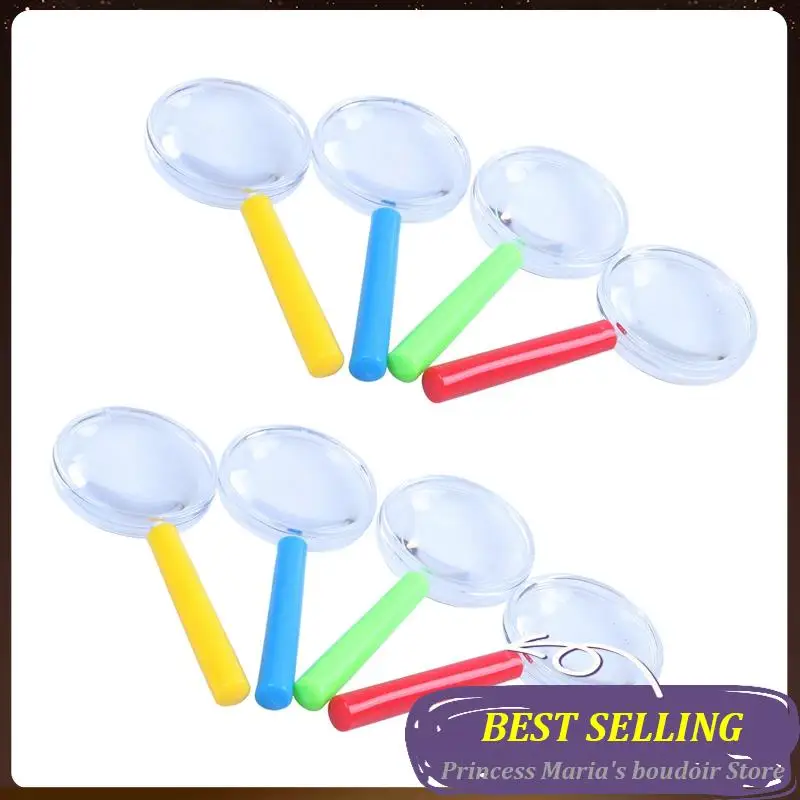 

AB30-8Pcs Plastic Mini Magnifying Glass Children's Toys