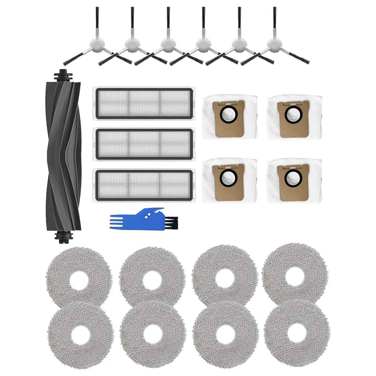 Для робота-пылесоса Dreame L10S Ultra, L10 Ultra, основная боковая щетка, фильтры НЕРА, мешки для пыли, накладки для швабры, запасные части