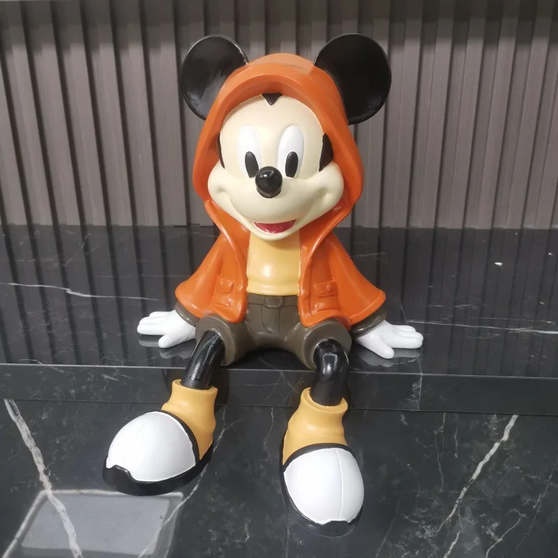 30 ซม.Mickey ท่าทางเสื้อกันหนาว Cool สไตล์ตกแต่งห้องนั่งเล่นตู้ทีวี Home Decor Office Desktop เด็ก Brithday ของขวัญ