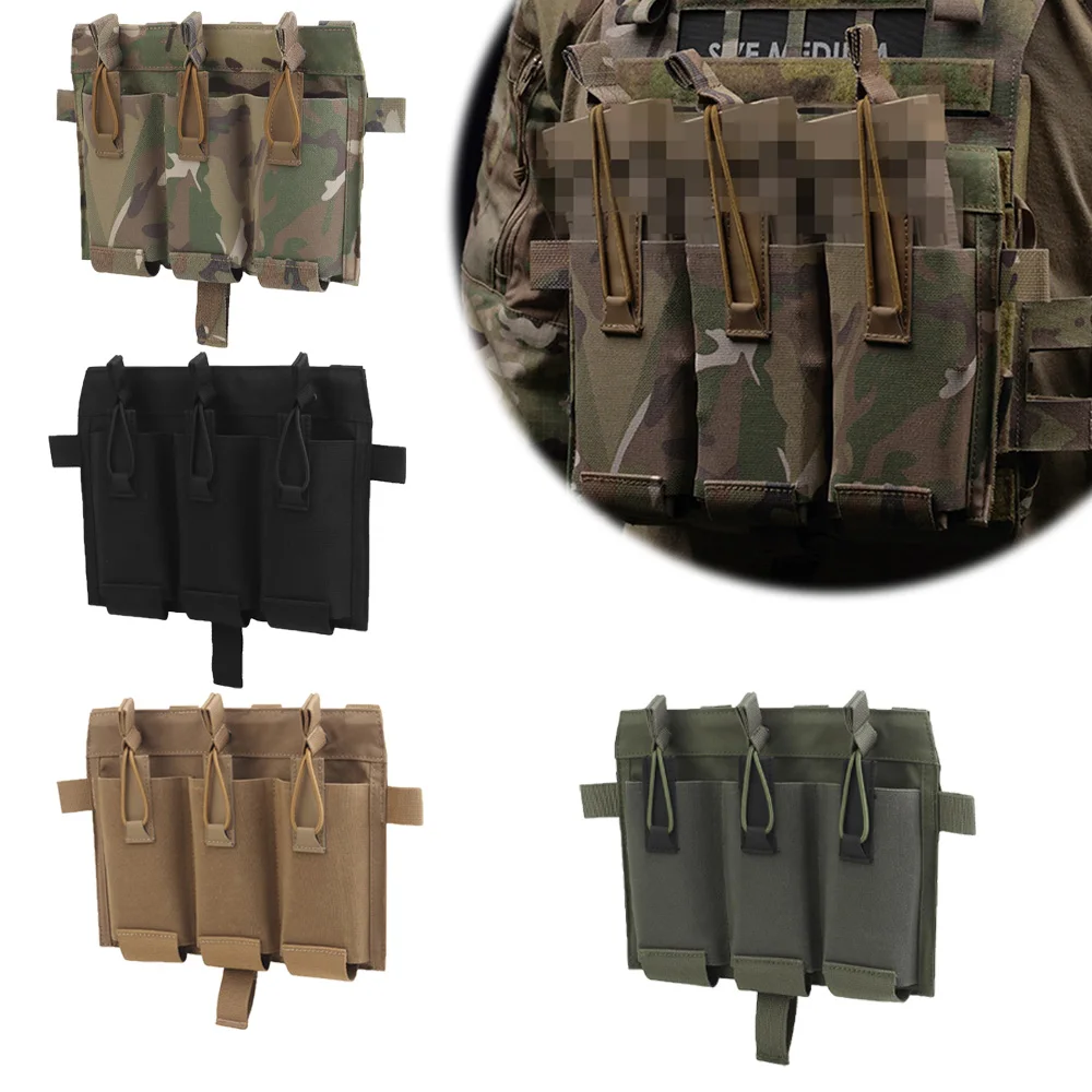 OPHIDIAN M4 Magazine 5.56 Triplo gilet elasticizzato rimovibile con coulisse pannello frontale accessori gilet da caccia