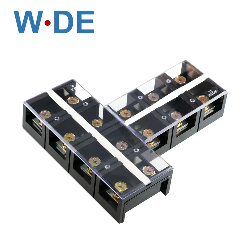 1Piece TC High Current Barrier Screw Terminal Block TC300 Series Wire Connector 600V 300A 3003/4/ Positions Connector