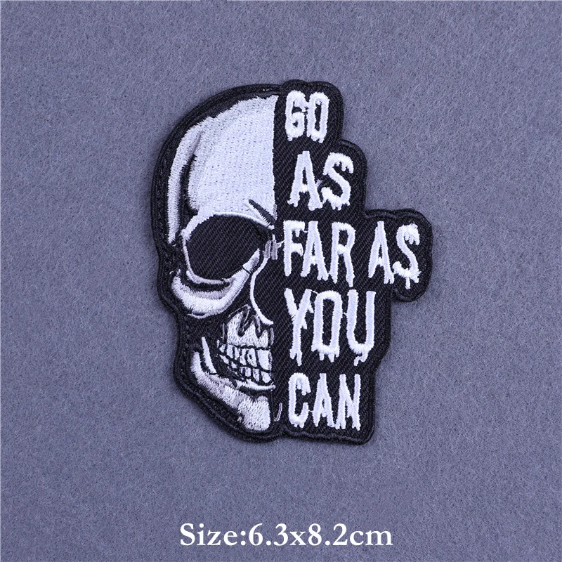 Parches tácticos bordados MOLLE para chaleco y mochila – Estilo Punk - imagen 2