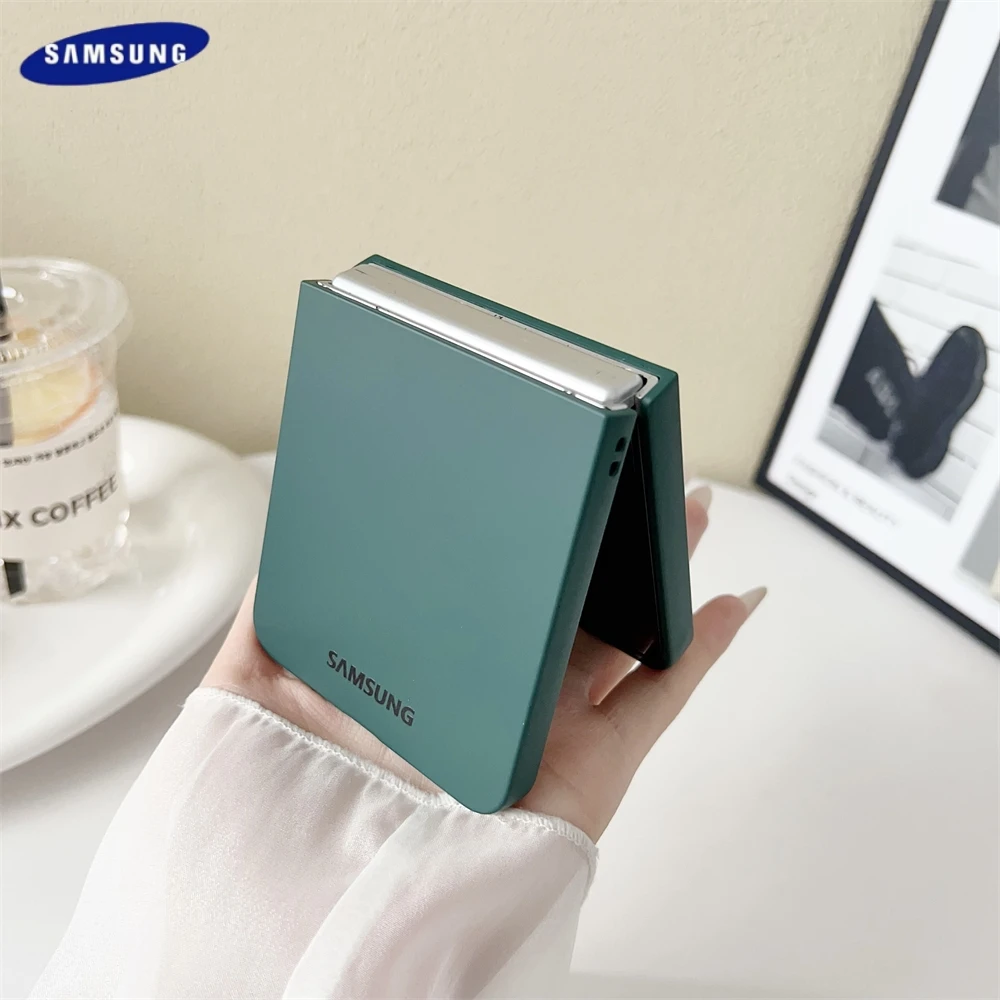 الأصلي السائل سيليكون حافظة هاتف الكمبيوتر سامسونج غالاكسي Z Flip 7 6 5 4 3 5G ماتي الجلد للصدمات كاندي الألوان غطاء ناعم Z Flip7 #6