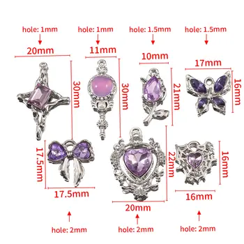 5 יחידות נירוסטה אליפסה צבעונית ריינסטון תליוני קסמי לתכשיטים DIY עגיל שרשרת צמידי מפתחות אספקת ייצור 8 best sales תליוני ריינסטון להכנת תכשיטים - №4