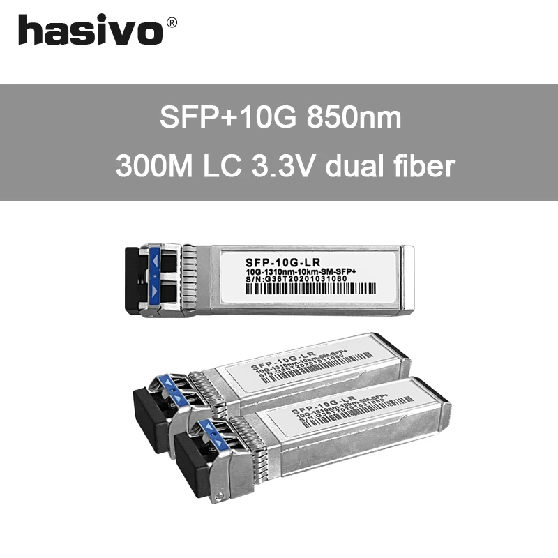 1G 2.5G  10G SFP to RJ45  or 10G SFP+Duplex LC  SC  Dural Fiber Optical Fiber Module Single 10Km 20Km 1310nm Full Compatible