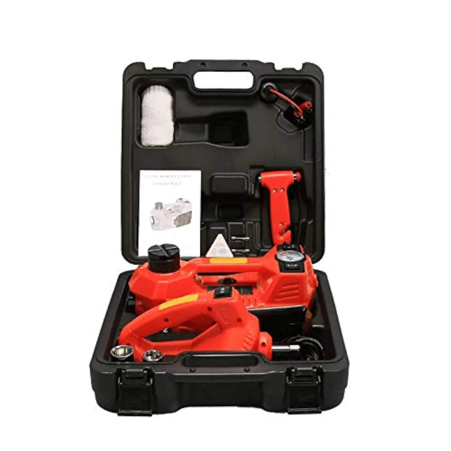 3-in-1 Multifunctional Portable Car Tire Repair Kit 5 Ton Electric Tire Lifting Auto Jacks Hydraulic Air Infatable Car