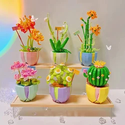 WLtoys 2081 Diy Micro Flower Building Blocks Mini Bricks Particles Eternal Life Flowers Home Decoration Assembling Puzzle Toy