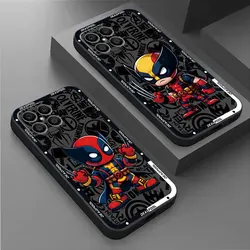 Etui do Honor X8a X9a 70 X6a X6 Magic5 Lite X8 X7 90 Pro 8X Magic5 Bumper Luxury Marvel DeadPool Cover Silicone