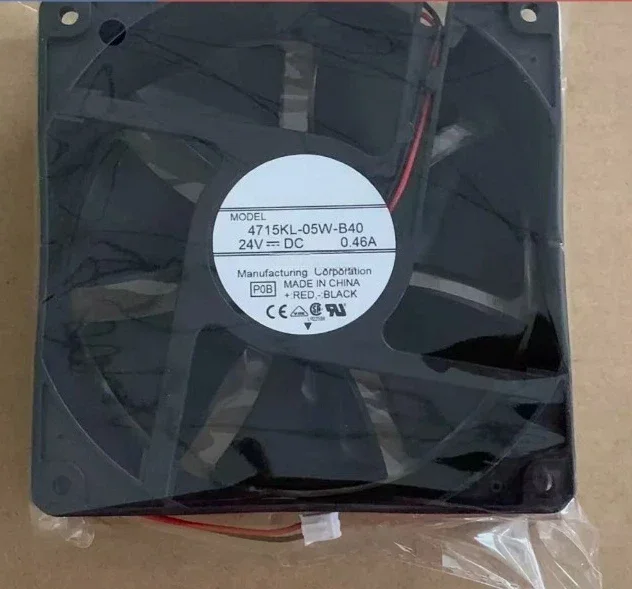 

Brand new 4715KL-05W-B40 P14 P0B DC 24V 0.46A 120x120x38mm 2-Wire Server Cooling Fan Fast Delivery