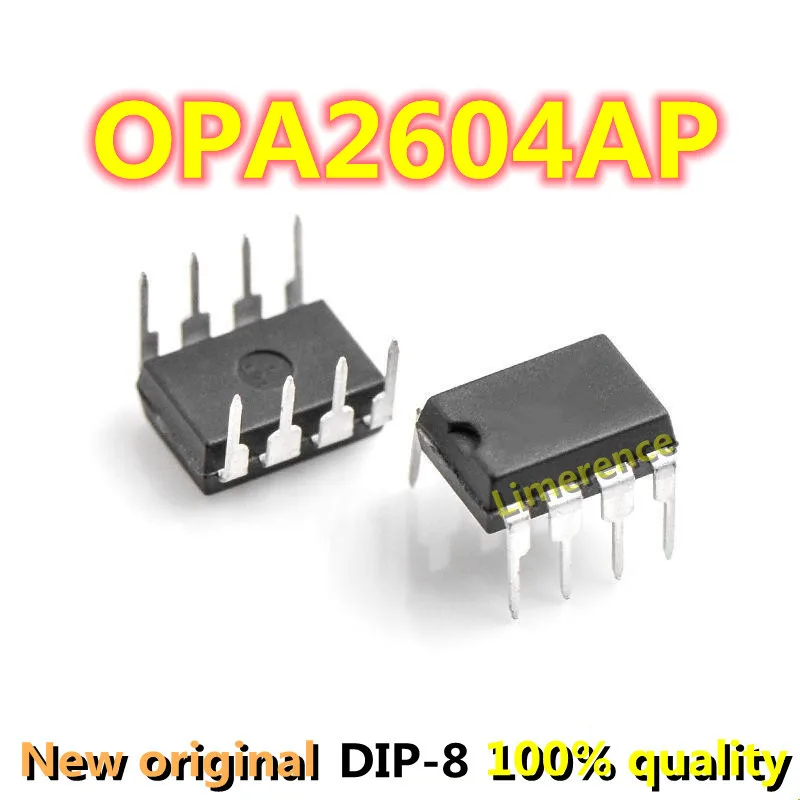 5PCS OPA2604AP DIP8  OPA2604A DIP OPA2604 DIP-8 2604AP Dual FET-Input, Low Distortion OPERATIONAL AMPLIFIER