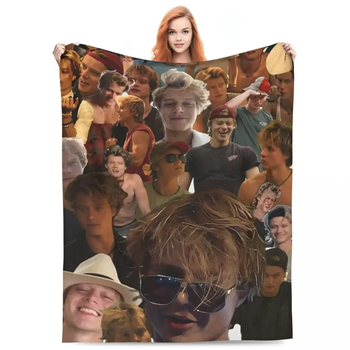 بطانية ناعمة للتخييم JJ Maybank - رودي بانكو رمي بطانية الفانيلا المفرش لغرفة المعيشة غطاء سرير أريكة جمالية