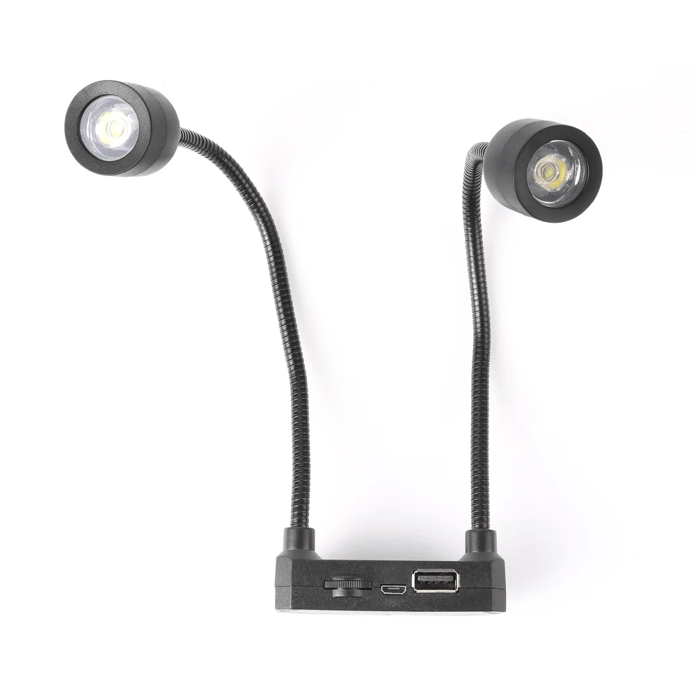 LED Double Head Iluminador Lâmpada para Microscópio, Luz para Solda, Microscópio Industrial, Câmera Fonte de Luz