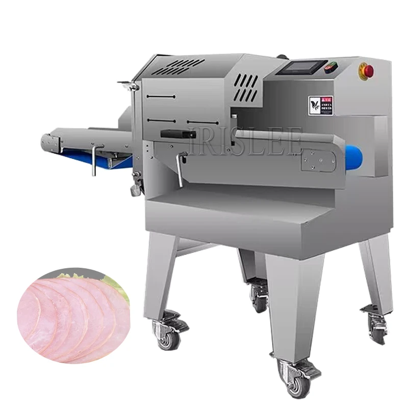 High Speed Cooked Meat Slicer Cooked Beef Steak Slicing Machine Beef Tendon Cowhells Shredding Cutting Machine
