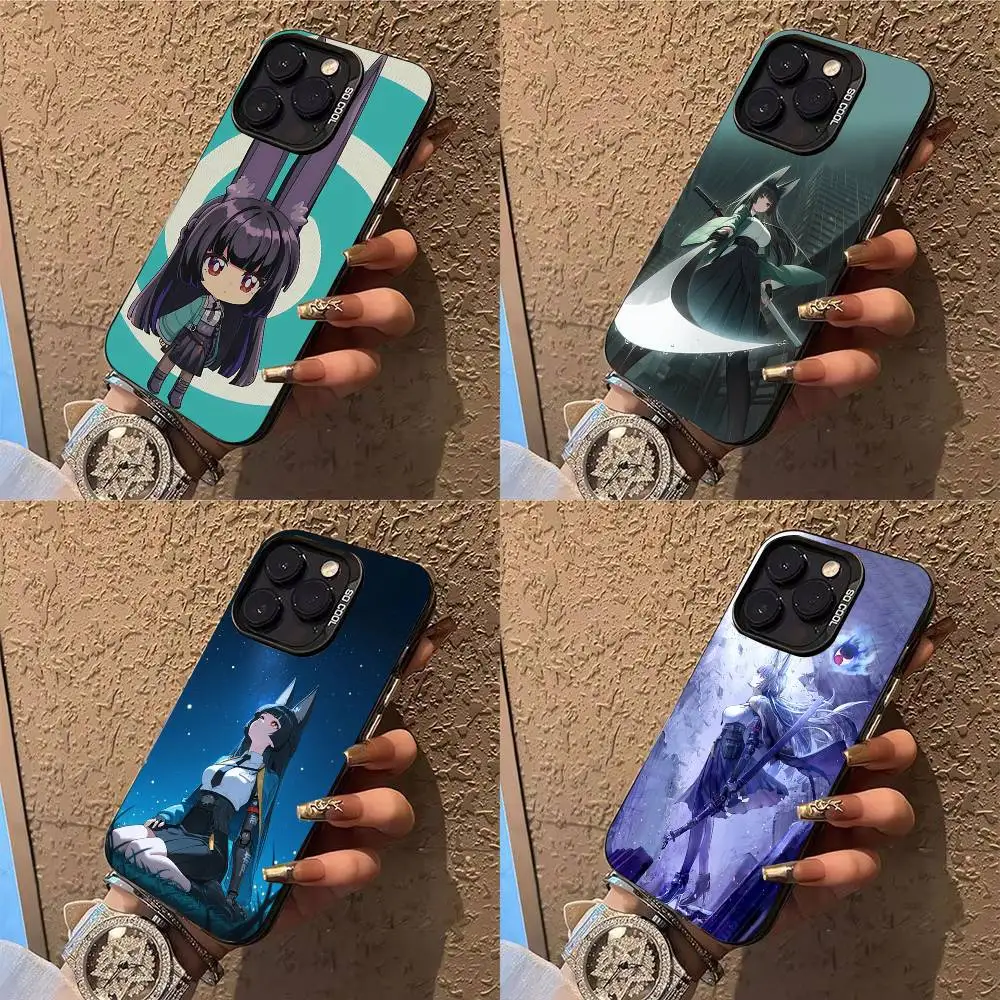 

H-Hoshimi M-Miyabi ZZZ Phone Case For iPhone 17,16,15,14,13,12,X,8,Pro,Max,Plus,E,SE4,Air,Mini IMD Matte Black