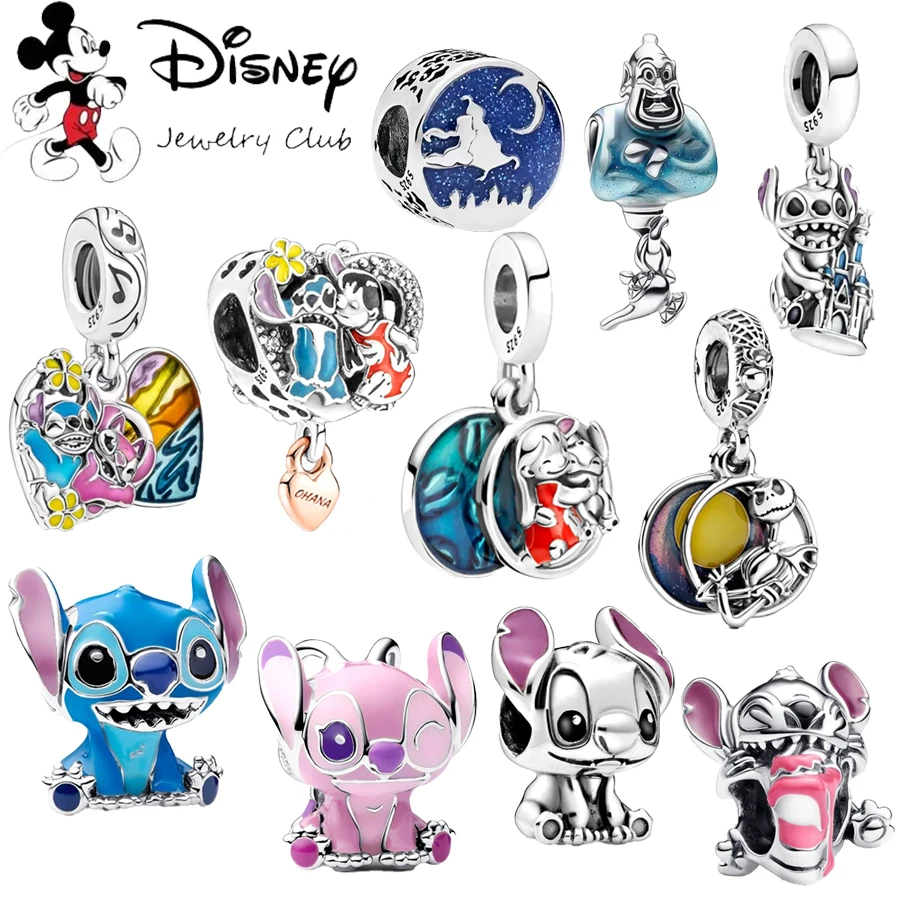 MINISO новый DIY Дисней Оана Лило и Стич вдохновленный Шарм из бисера Лидер продаж модные женские украшения подходят оригинальный европейский браслет