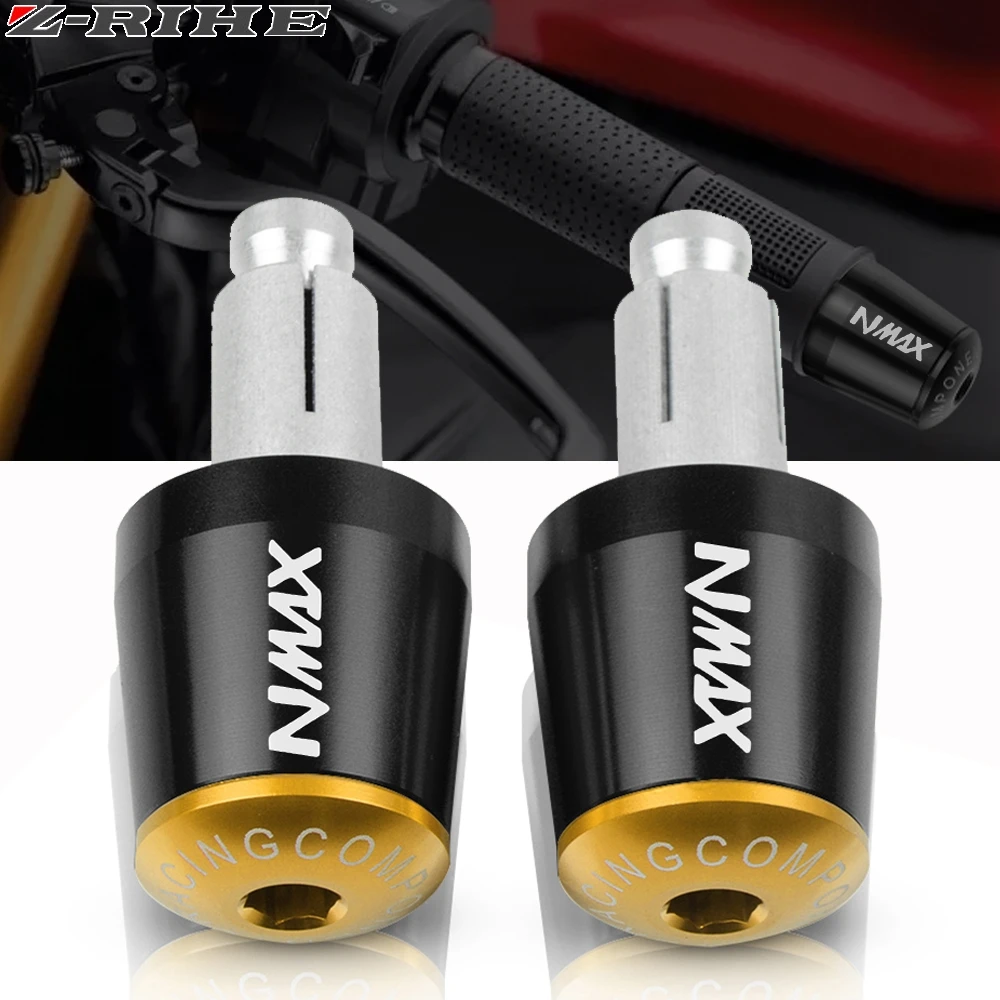 

7/8" 22MM For YAMAHA NMAX155 NMAX 155 N-MAX 125 NMAX CNC Motorcycle Accessories Handlebar Hand Grips Handle Bar End Cap