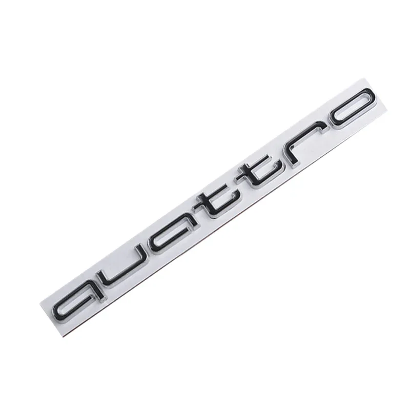 Car Trunk Badge Sticker for Audi Quattro Emblem S5 B8 S4 B6 A3 A5 A6 A4 A2 B4 B5 B2 B7 Q5 Q3 Q2 S3 S6 RS4 RS5 Rear Body Decal