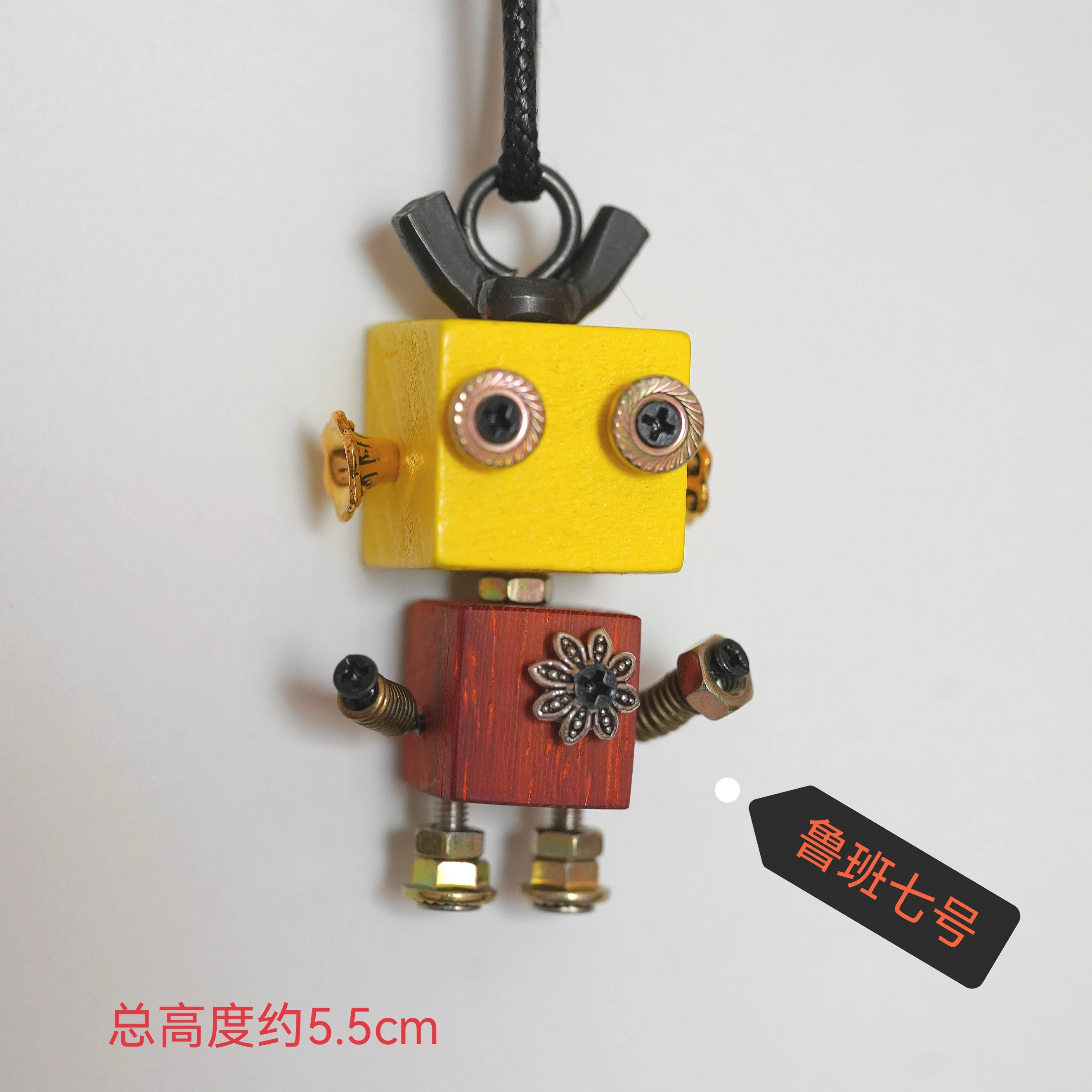 

Luban No. 7 DIY Boutique Punk Robot, Parent-child Handmade Figure, Pendant, Keychain, Bag And Jewelry.