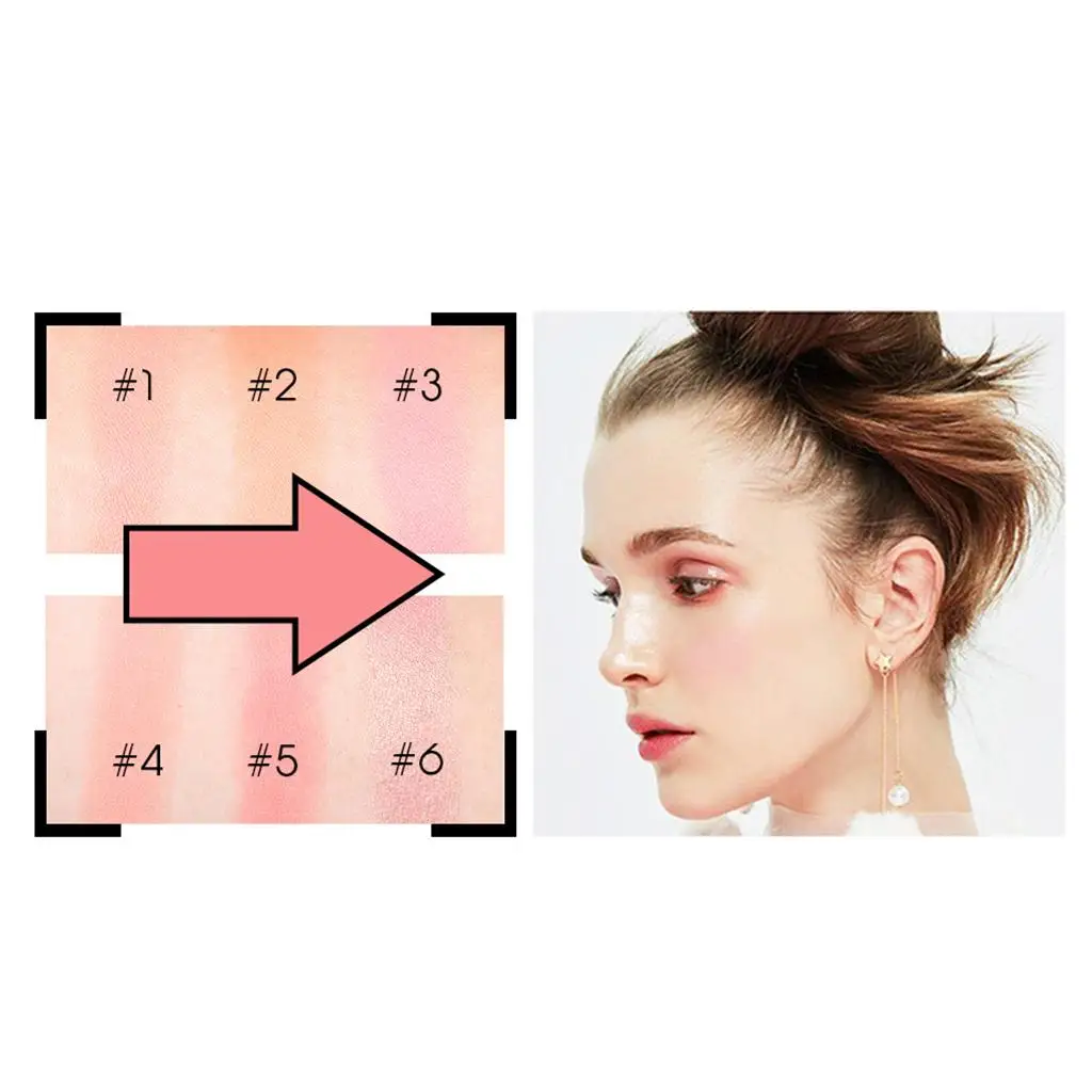 Fard à joues pour le visage, haut de gamme, imperméable, mat, crème Rouge, brosse miroir Portable pour le maquillage, cosmétiques de beauté