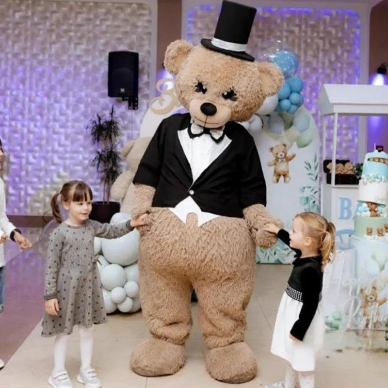 Halloween Rabbit Cartoon Bear Mascot Costume Anime Bunny Fursuit Adult Cosplay Couple Doll Clothing Christmas Party Stage Store