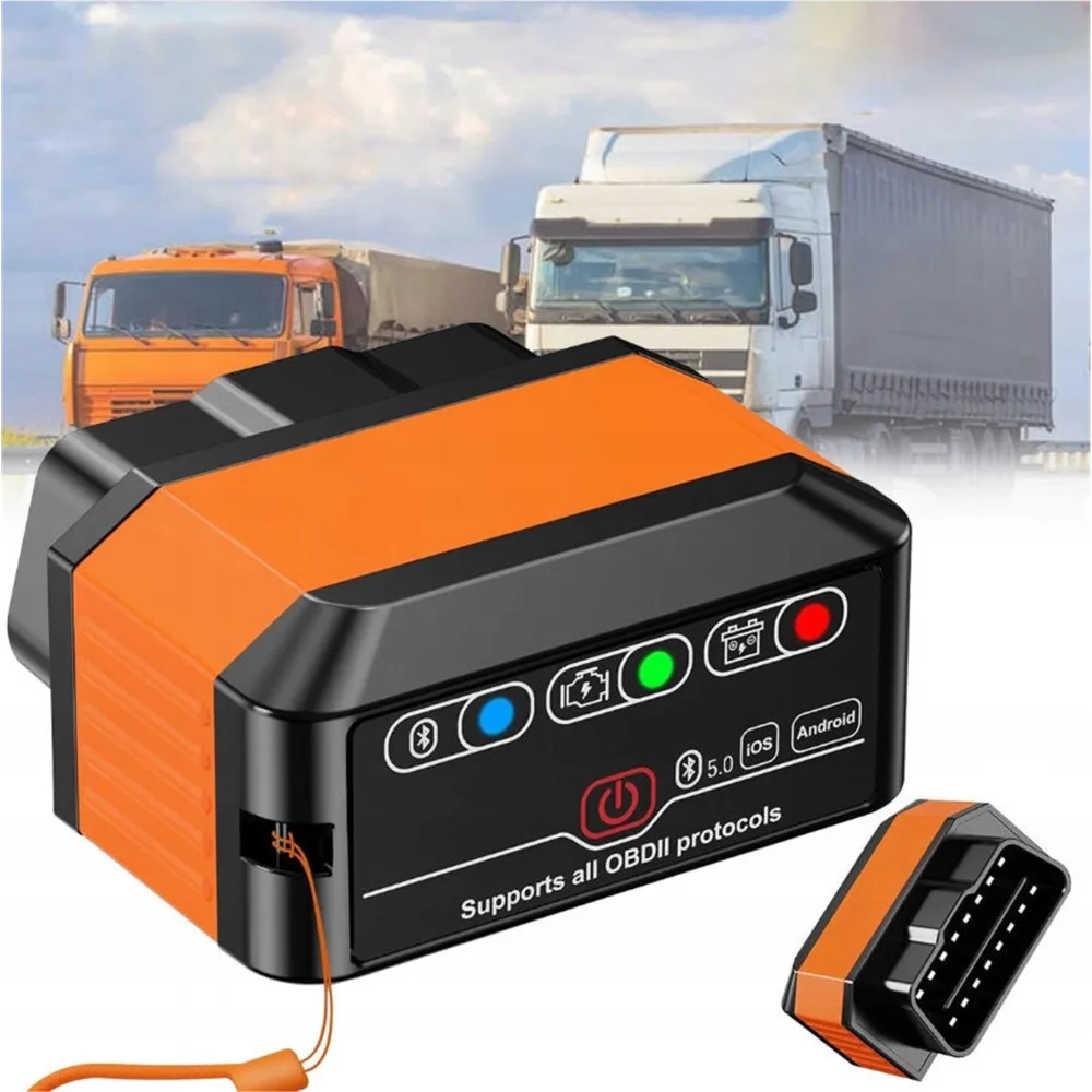 Uniwersalny skaner diagnostyczny samochodowy Dual Mode ELM327 KW906 OBD2 do odczytu kodów błędów silnika i sprawdzania usterek pojazdu.