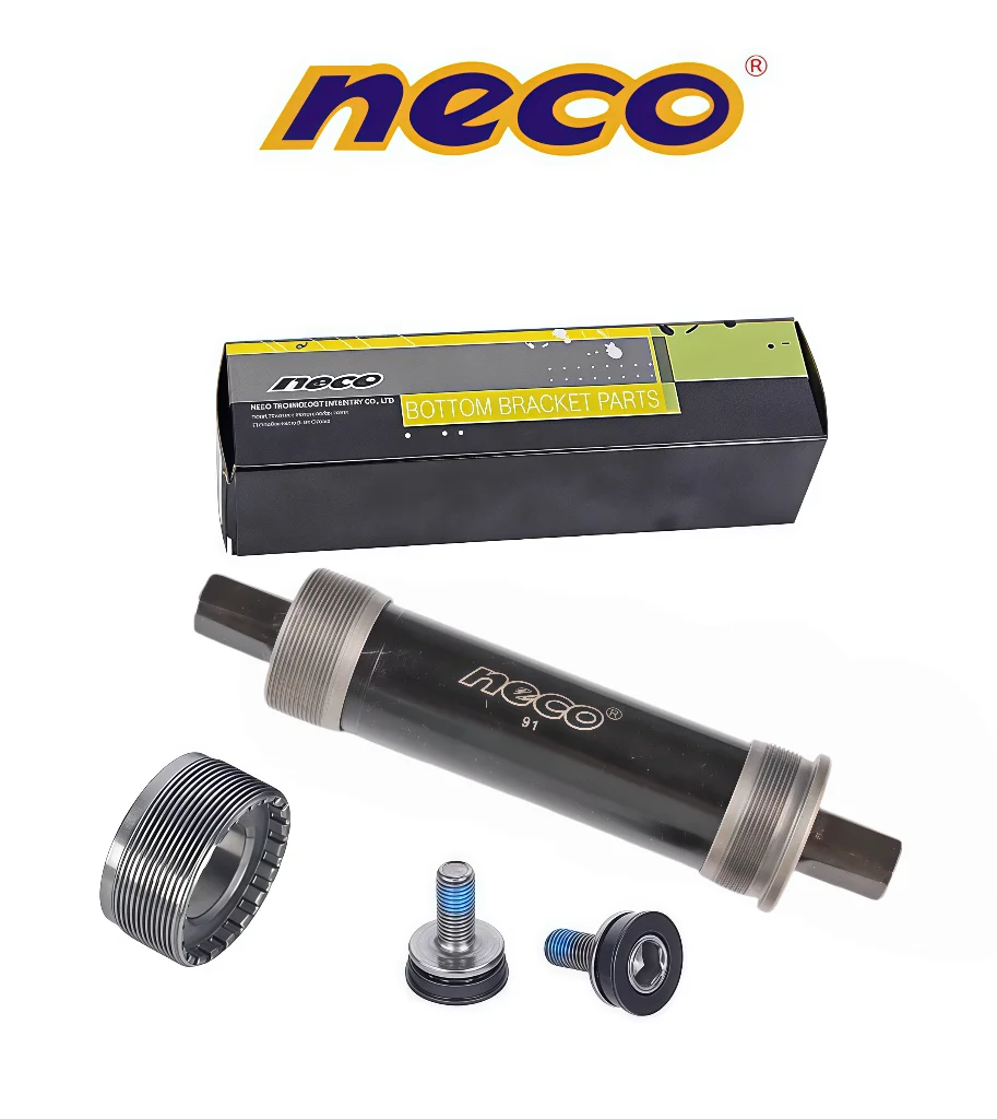 Neco Snow Bike bike fat tire bike Bottom Bracket Square Hole 120mm Bike Bottom Bracket Axis BB MTB Bottom Bracket167 179.5mm