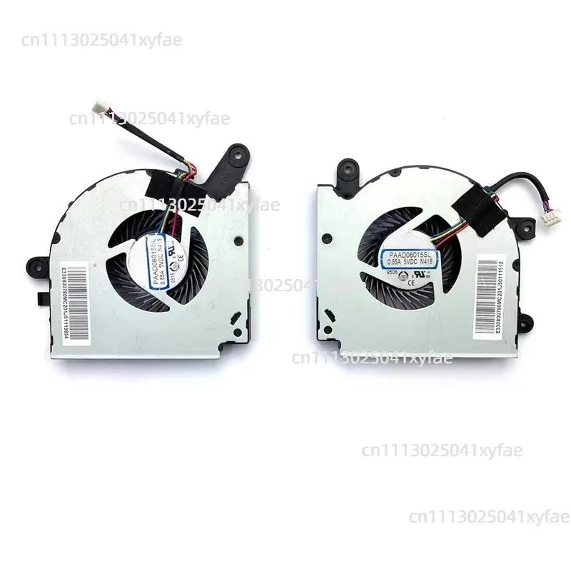 Laptop CPU+GPU Cooling Fan N415 N416 for MSI GF75 Thin 10UE/10SEK/10SC/9SD/8RC/8RD WF75 10TK MS-17F3 17F2 17F1