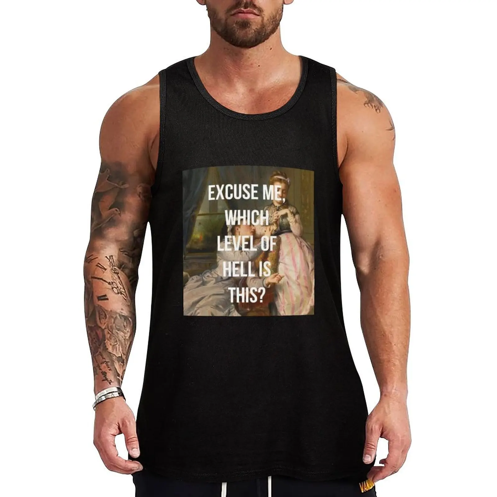 

Excuse me! Tank Top Casual Loose Tank Top Summer Sleeveless Daily Wear