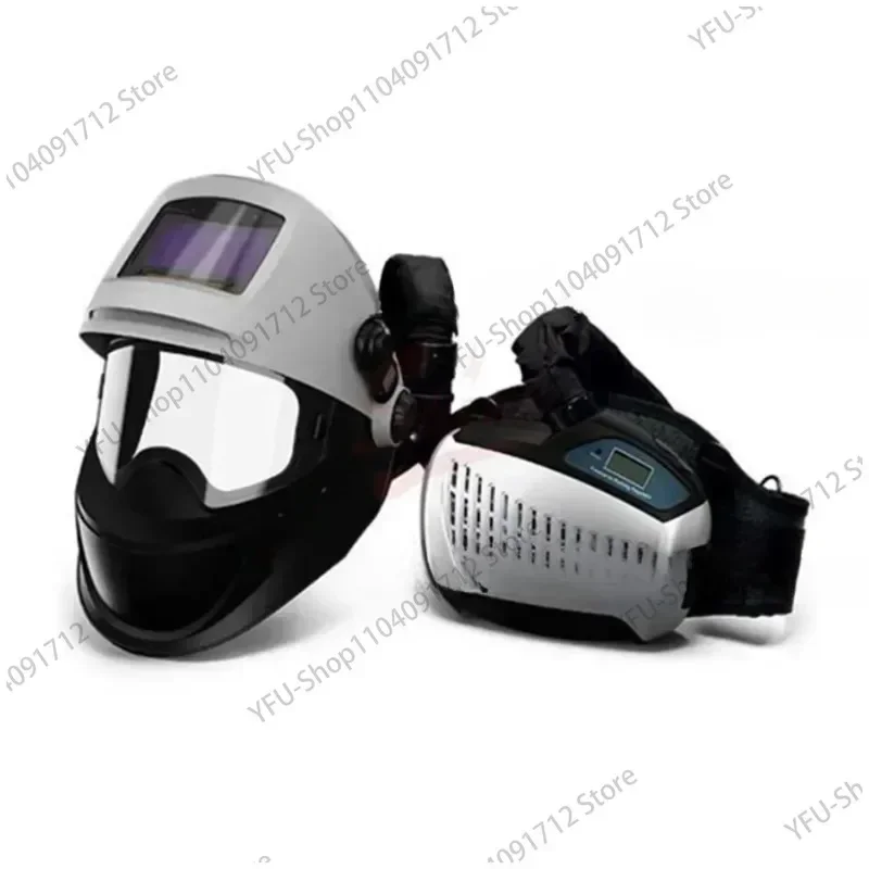 Flap Window Remote with Bluetooth and OLED Display Filter Welding Helmet with Powered Air Purifying Respirators