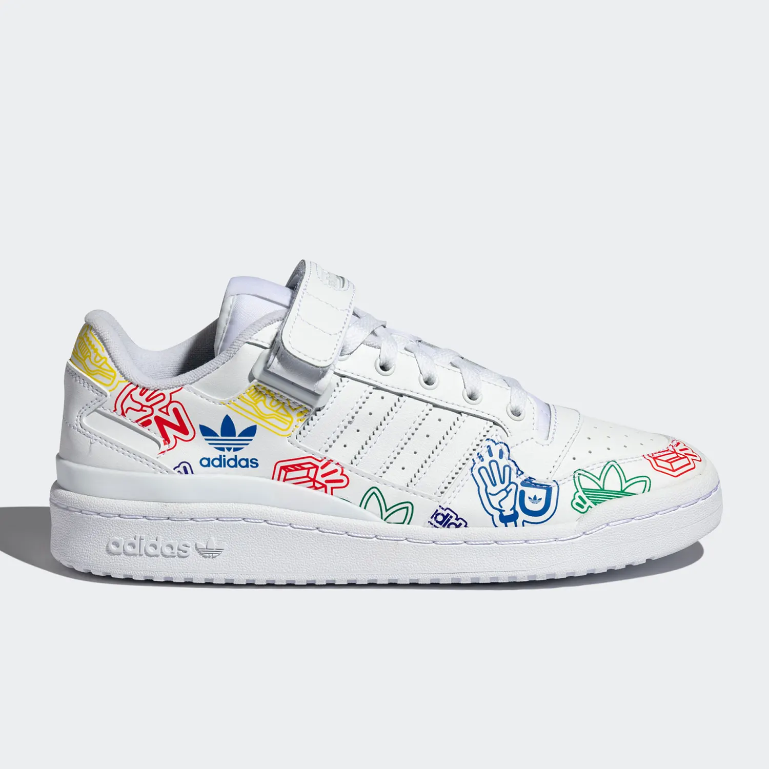 Adidas genuine clover new graffiti sports casual men's and women's board shoes GW4922