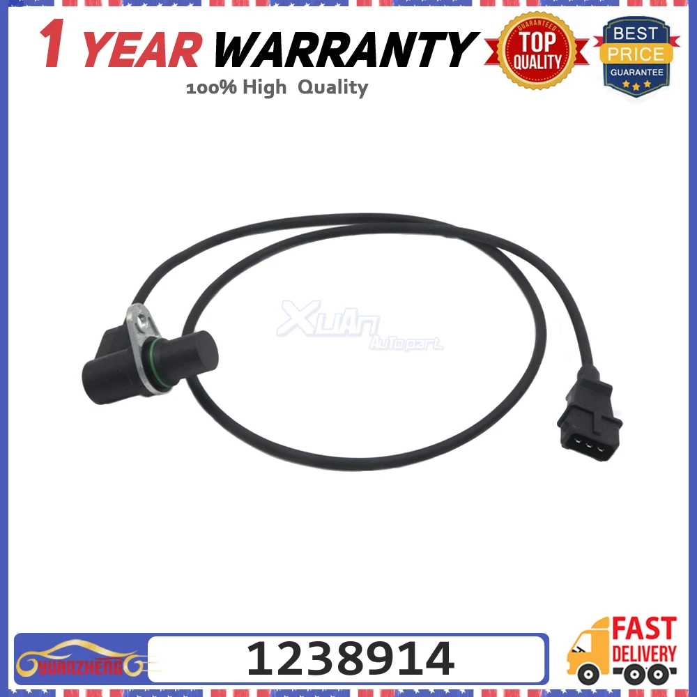 Sensor de posición de cigüeñal para coche, accesorio para Opel Astra Calibra Omega B Vectra A Vauxhall 1,8 2,0 16V 1238914 90458251 5WK90541Z, nuevo