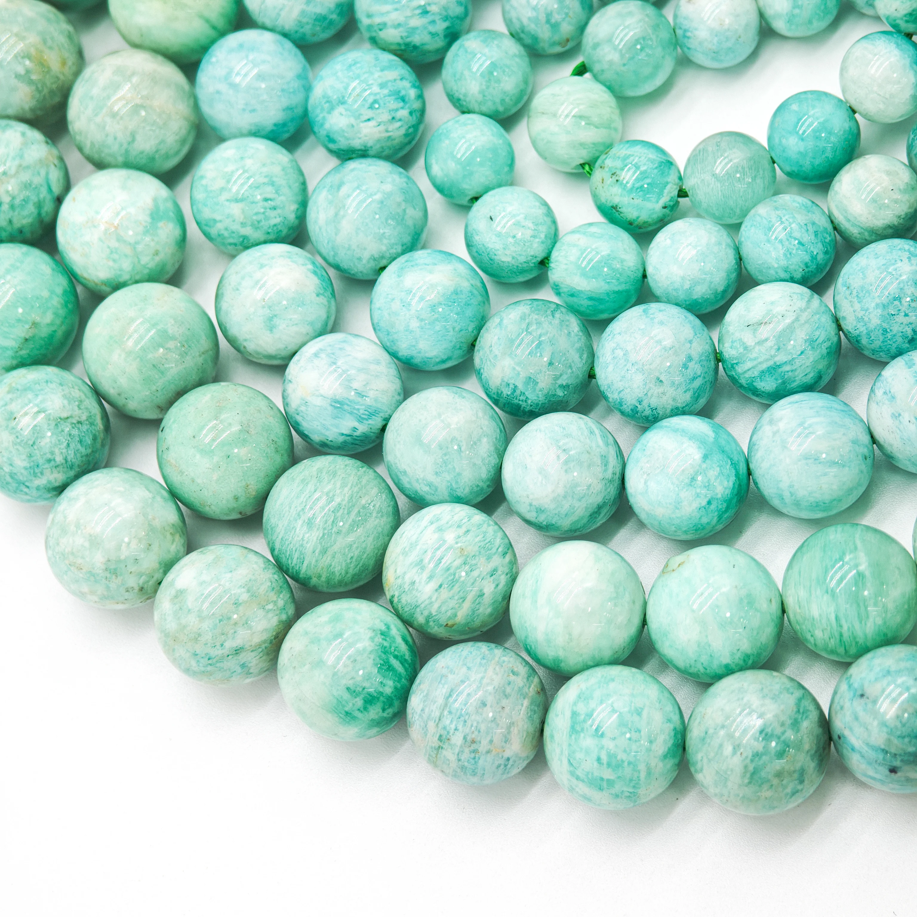 Amazonite Round beads Natural stones for jewelry loose beads in 6 8 10 12 mm DIY bracelet spacer beads and necklaces