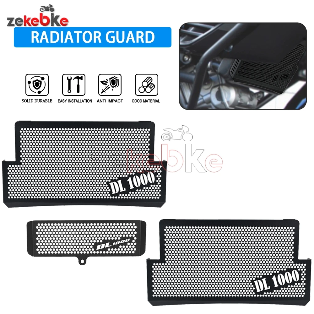 

Radiator Guard and Oil Cooler Set FOR SUZUKI V-STROM 1000/VSTROM 1000 DL1000 DL 1000 Radiator Grille Guard Cover 2007 2006- 2004