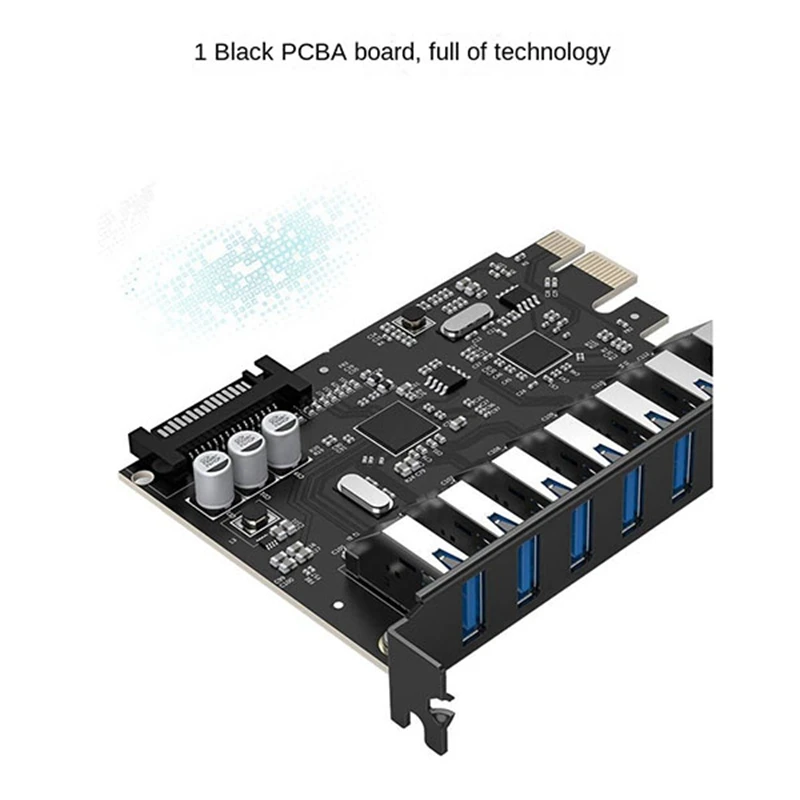 PVU3-7U USB3.0 Ordinateur De Bureau 6 000 Carte PCI-E 6 000 Carte 1 Drag 7 Châssis 6 000 Accessoires informatiques