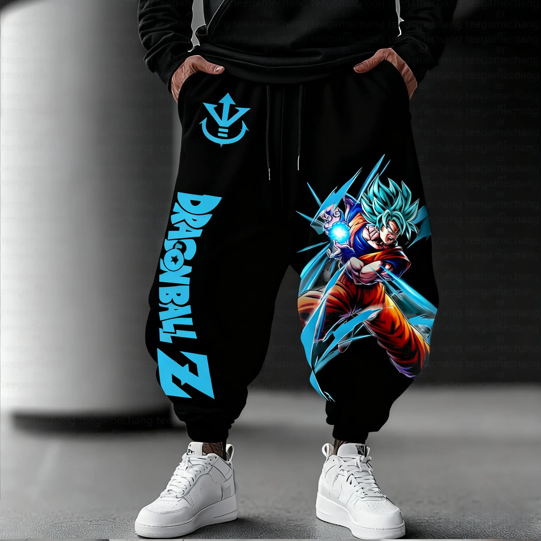 2026 Sommer Dragon Ball Goku SSB 3D-Druck Jogginghose, Schnelltrocknende Übergroße Outdoor Hip-Hop Freizeit-Sporthose für Männer Frauen Kinder