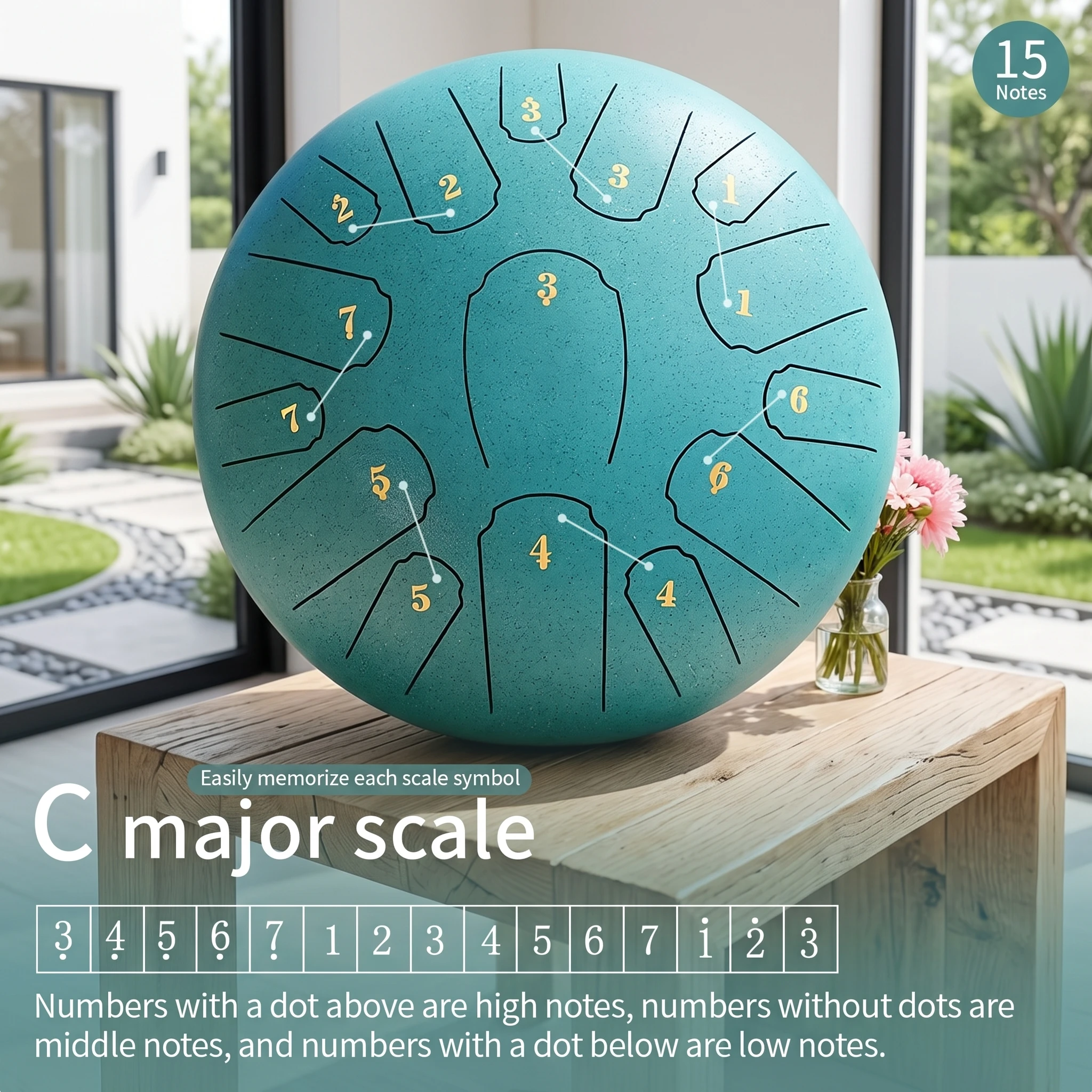 Steel Tongue Drum Western Perc - огляд і ціна Tongue Drum Steel