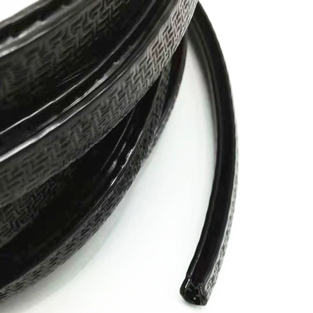 

Bumper Strip Car Seal Strips Door Anti-scratch Stickers Crash Bar Black Protector