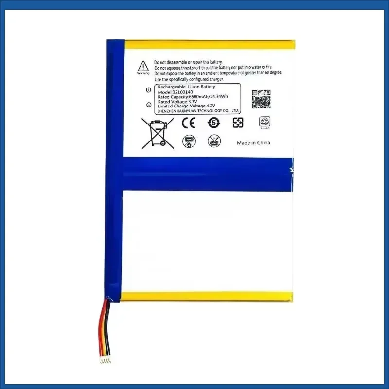 3.7V 6580mAh 32100140 Battery Suitable for Tablet Okt1 Blackview Tab 8 Mobile Phone Battery