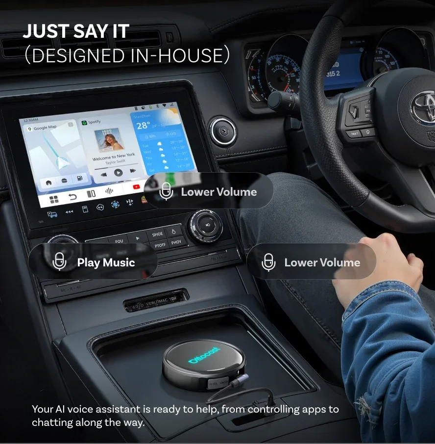 OTTOCAST P3 PRO Ai Box Wireless CarPlay Android Auto Video Adapter Qualcomm SM6225 128GB 8-Core for Youtube Netflix FOTA Upgrade