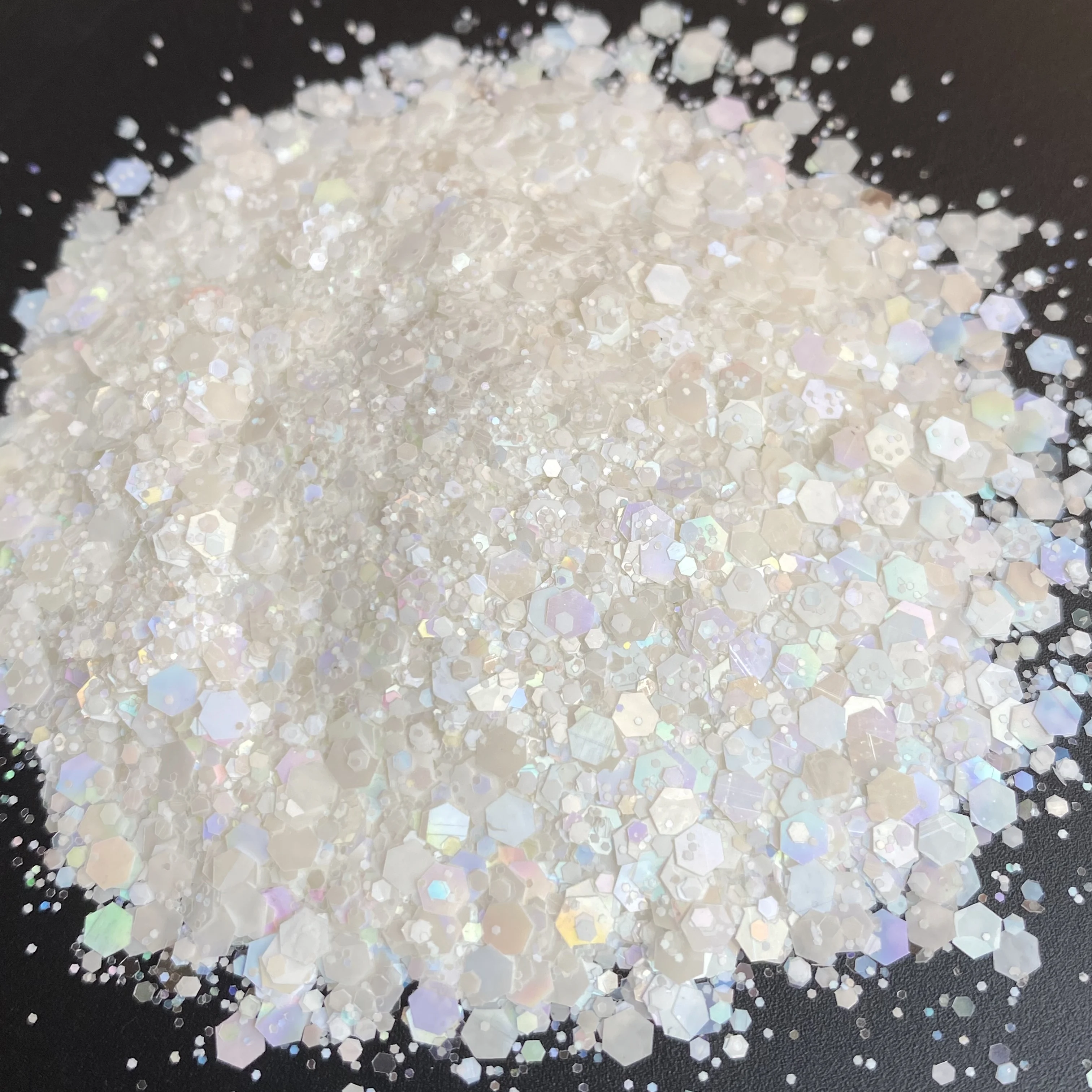 50 G/zak Macaron Crystal Nail Flakes Opaal Nagel Glitter Holografische Nail Art Paillette Manicure