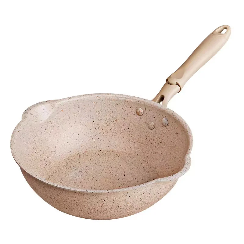 دائم غير عصا مقلاة عميقة مقلاة Maifan حجر المنزل ستيك فطيرة أواني الطبخ مقلاة قدر تجهيزات المطابخ المطبخ أواني #6