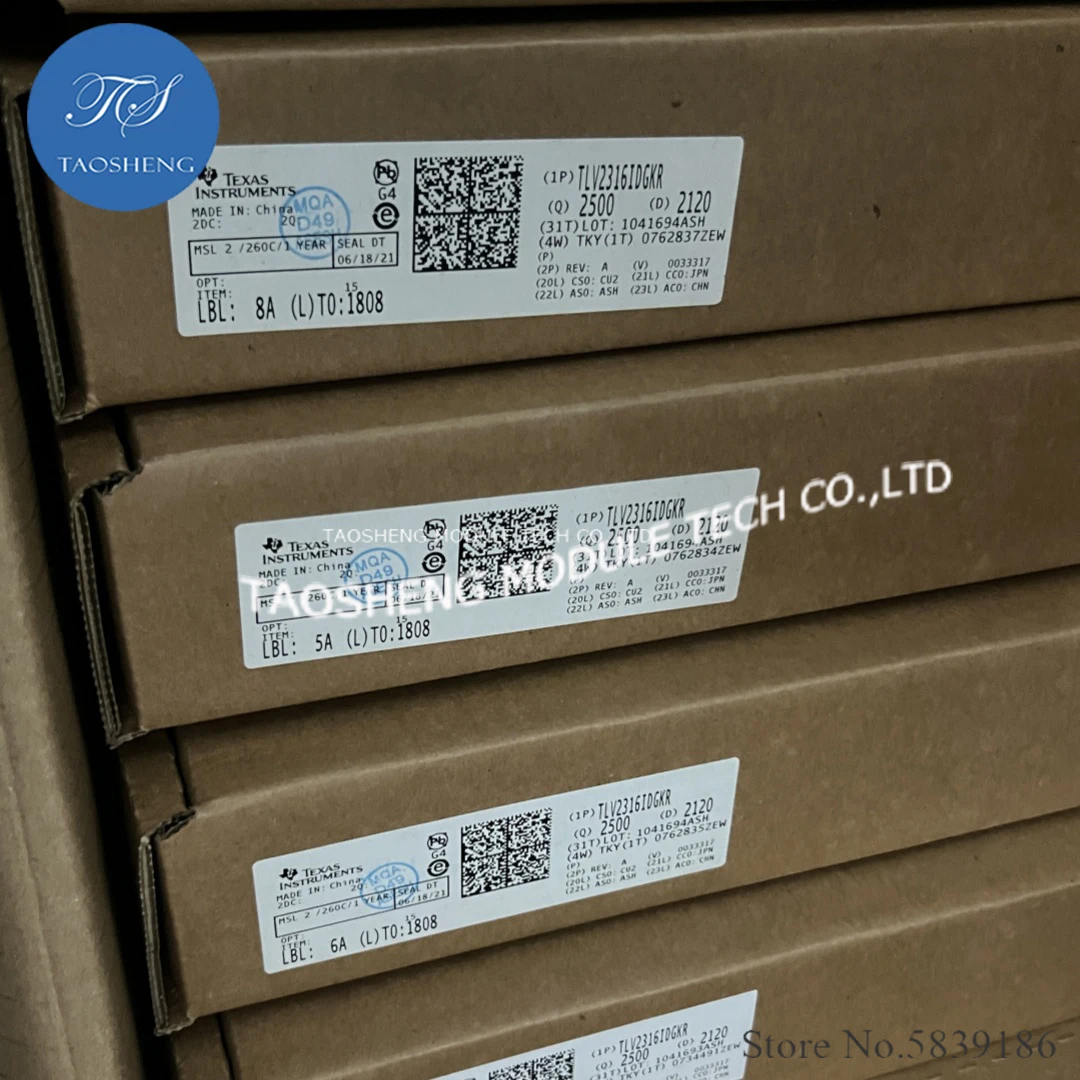 1PCS 100% New And Original TLV2316IDGKR MSOP8