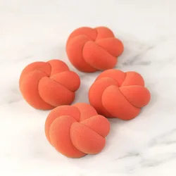 6-Cells Round 5 Petal Twisted Mousse Cake Molds French Mousse Dessert Moulds Food Grade Silicone Molds Kitchen Cake Baking Tools