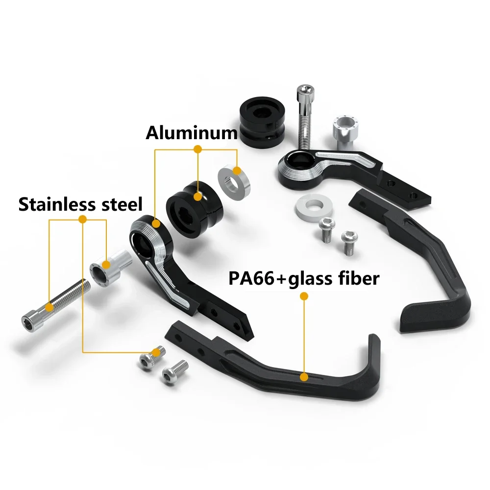 Palancas de embrague de freno de motocicleta, Protector anticaída, varilla de protección CNC para Husqvarna Svartpilen 401, Vitpilen 401, 2018-2021