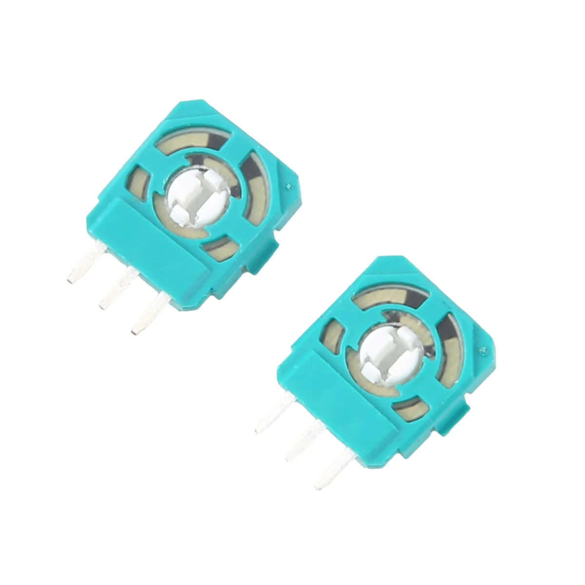 Abyl 50 peças para alpes joystick potenciômetros módulo sensor para controladores ps5 2k3Ω 3d polegar eixo resistores peça de reparo