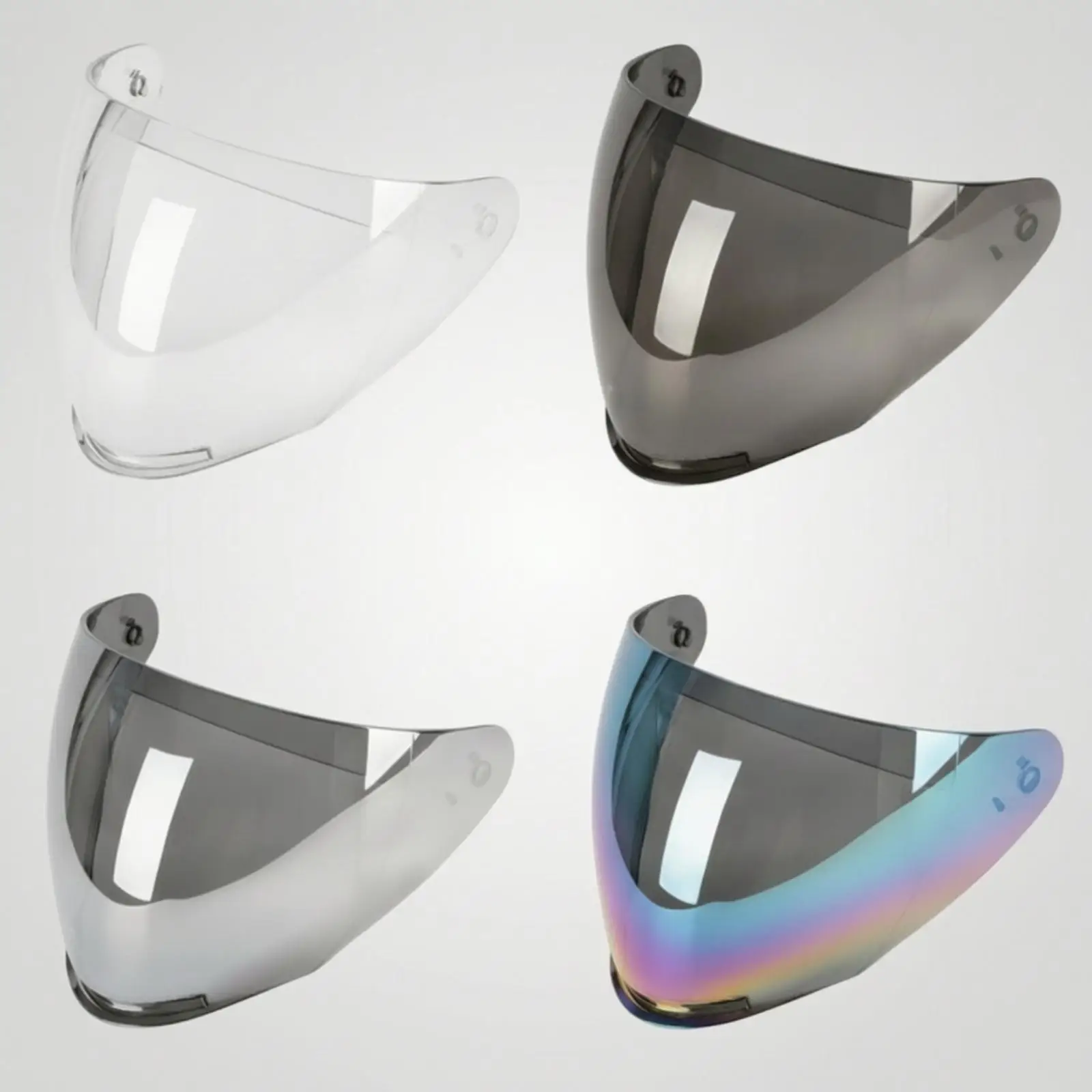 Motorcycle Helmet Visor Cover for Compatible 717 Half Helmet Clear PC Shield Low Profile Wind Guard